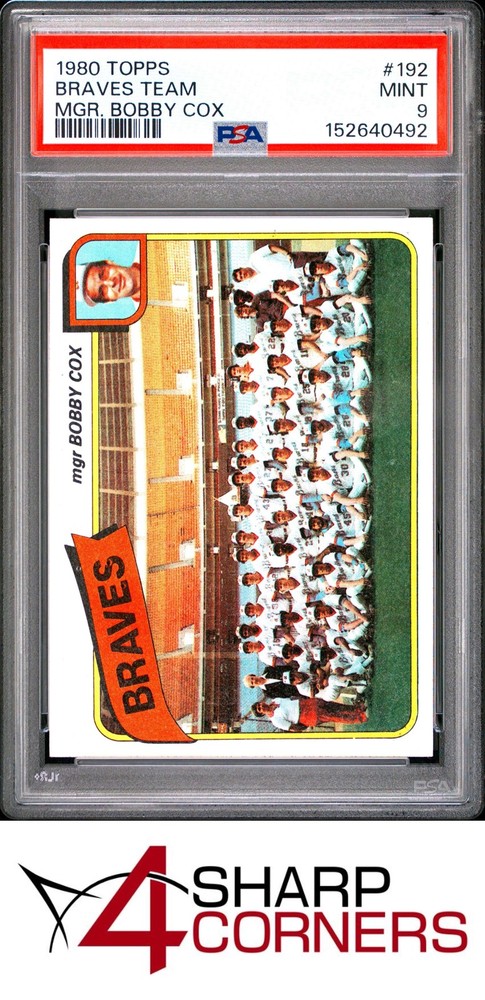 1980 Topps #192 Braves Team Manager Bobby Cox Hof Psa 9Over 20 years of trusted service on eBay. Shop today!