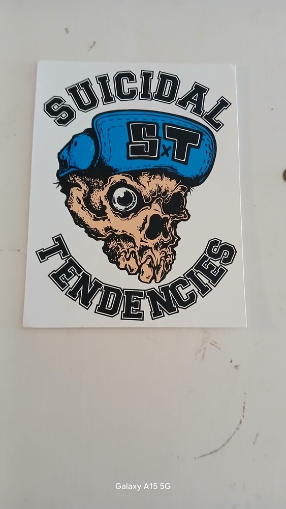Vintage SUICIDAL TENDENCIES Skateboard STICKER Old School Skate Nos 1980S NATAS