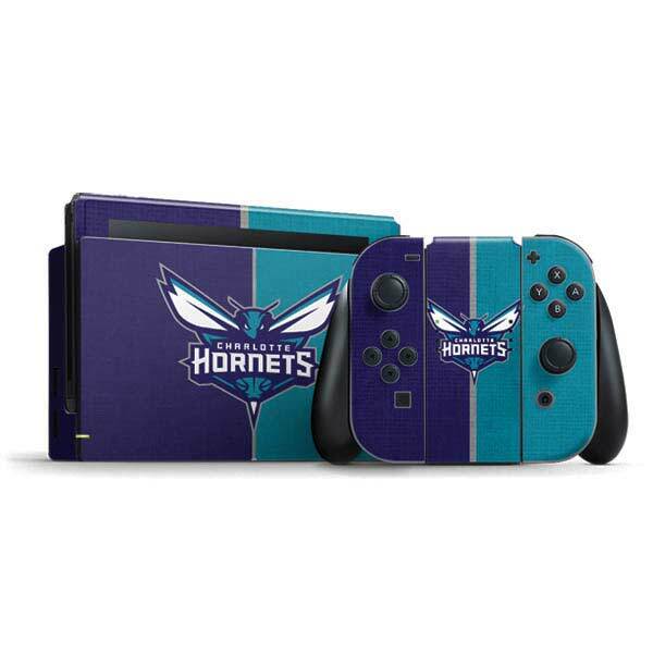 NBA Charlotte Hornets Nintendo Switch Bundle Skin - Charlotte Hornets Canvas