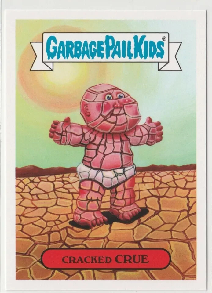 Cracked Crue #6a Garbage Pail Kids GPK 2017 Adam-geddon Trading Card