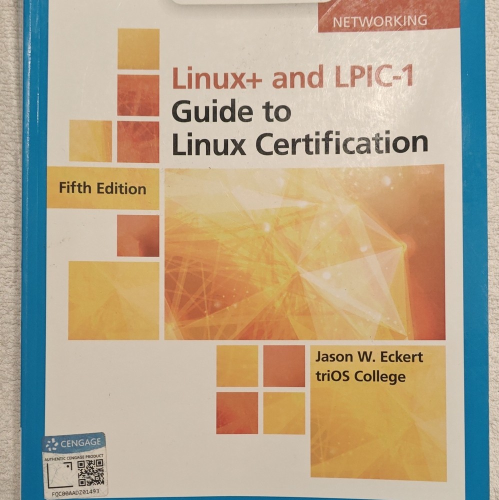 Cengage Linux+ LPIC-1 Guide Fifth Edition Jason W. Eckert Paperback Networking