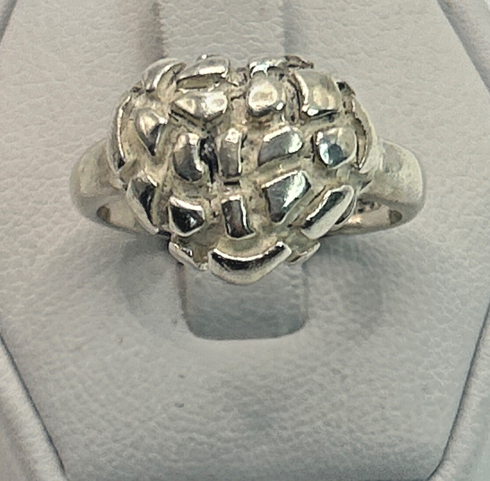 STUNNING .925 Vintage Sterling Silver Estate Ring Size 6.5