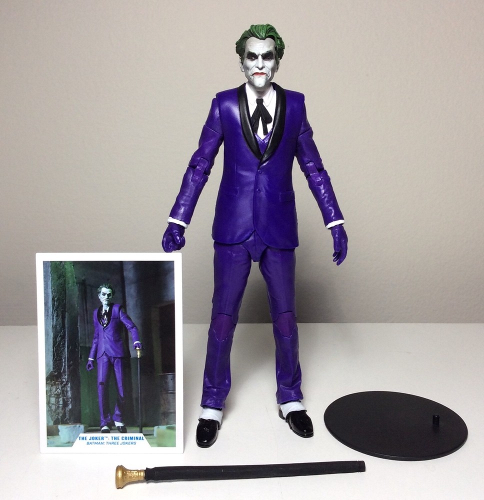 2021 DC McFarlane Multiverse Batman Three Jokers Criminal Joker 7
