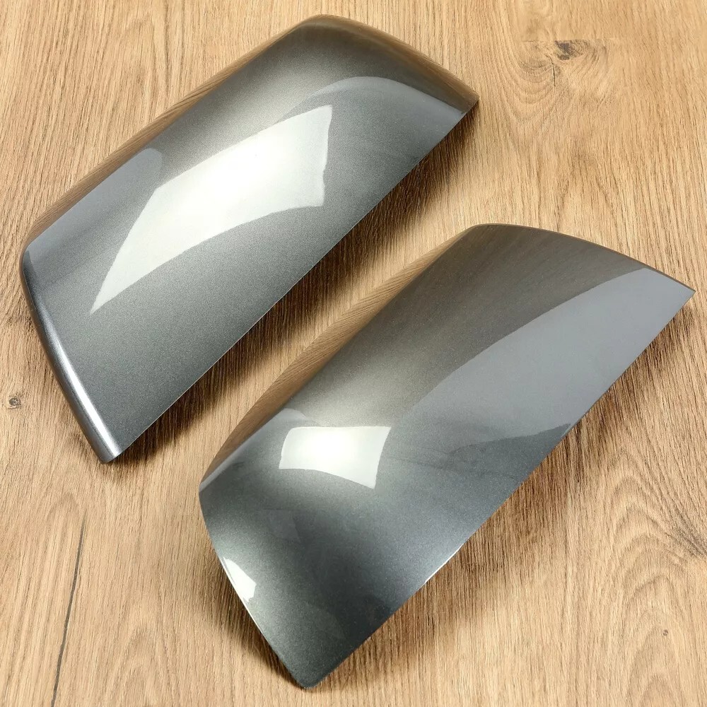 Pair of Magnetic Gray Painted Mirror Caps For Toyota Tundra Sequoia 2011-2019