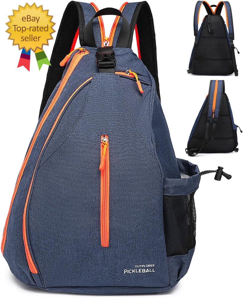 Stylish Adjustable Pickleball Bag for Men and Women with Paddle Storage