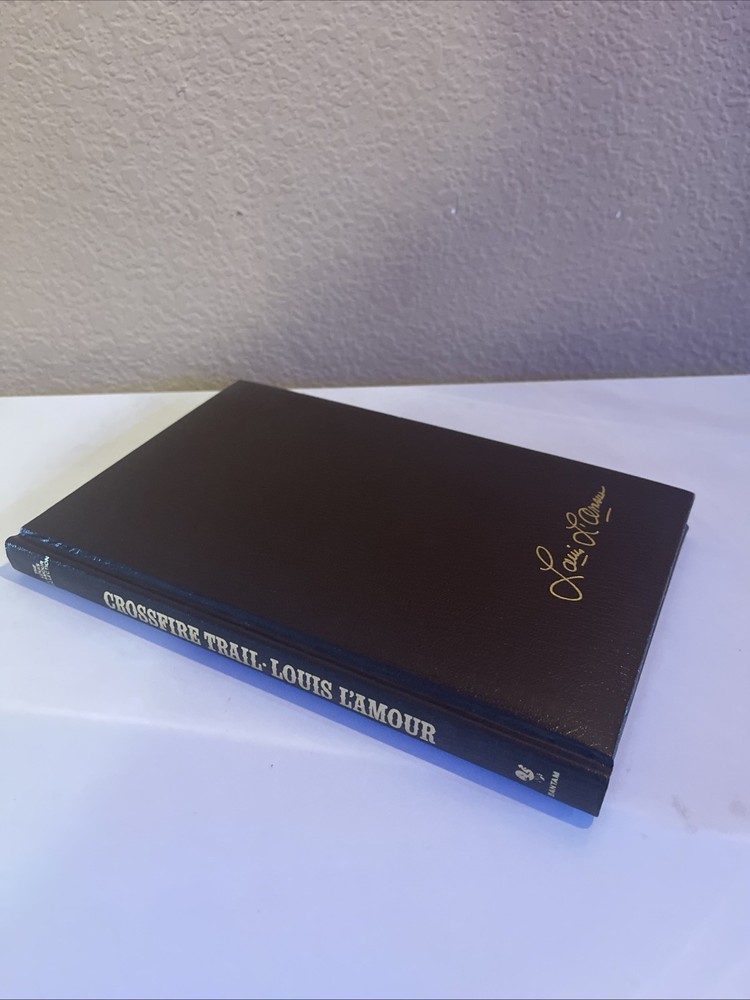 Crossfire Trail by Louis LAmour Premium Leather Bound Edition in Good Condition