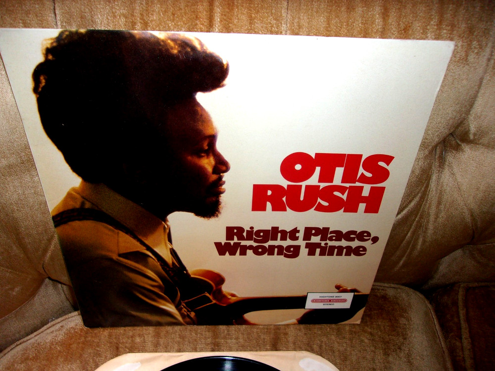 OTIS RUSH “Right Place, Wrong Time” LP  Hightone Chicago Blues  EXCELLENT