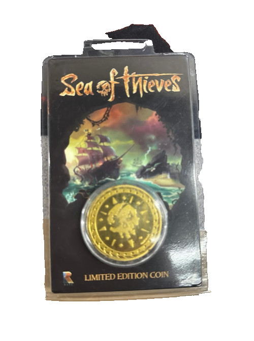 Sea of Thieves Limited Edition  Gold Color Coin Rare Microsoft # / 9995