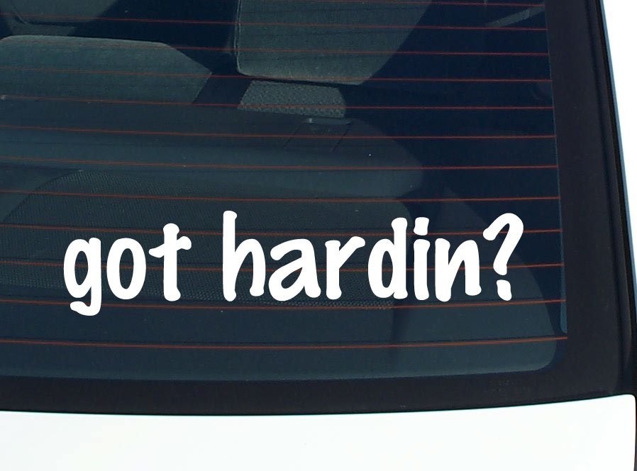 Hardin Family Car Decal Vinyl Bumper Sticker Window Pride Funny Last Name