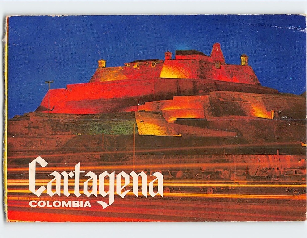 Postcard Castillo de San Felipe Cartagena Colombia