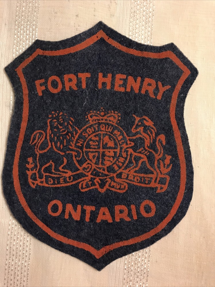 VTG Fort Henry Ontario Canada Felt Patch NEW  Historic Site Souvenir Collectible