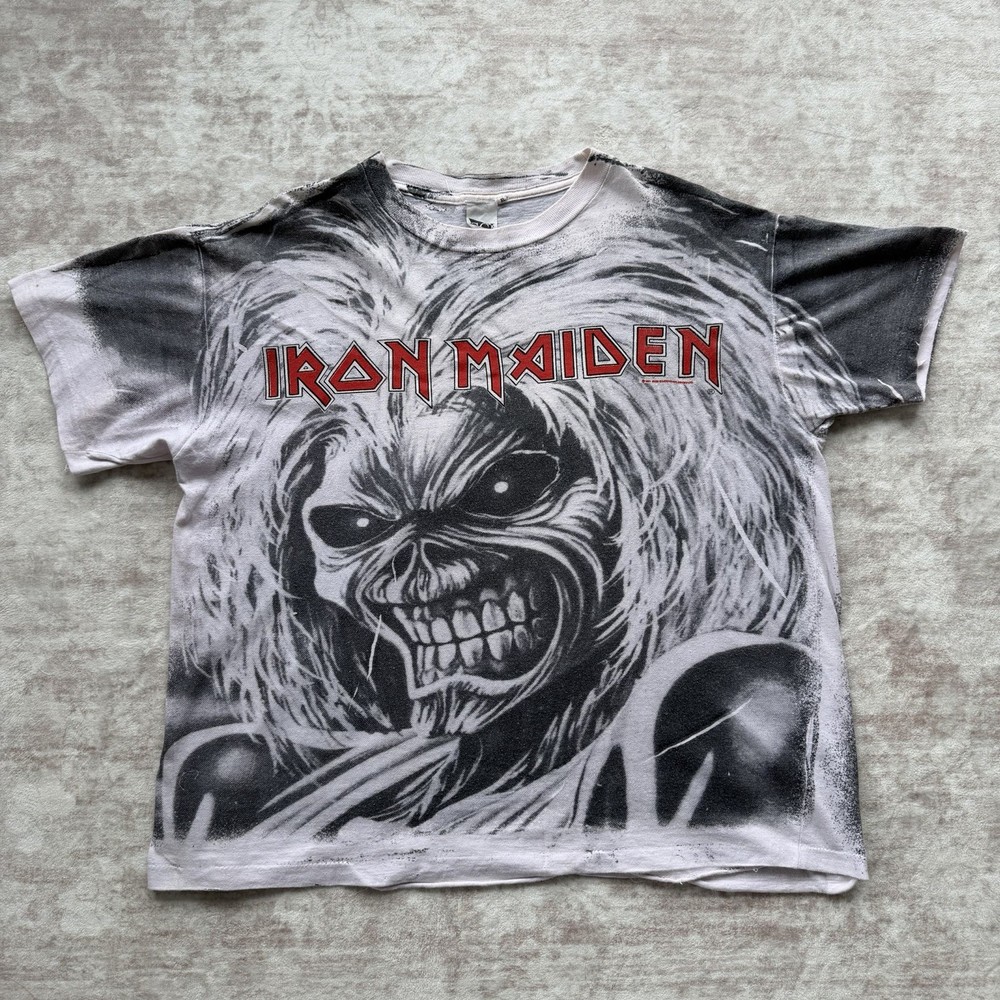 Iron Maiden Killers Vintage Rock Band T-Shirt T-Shirt All Over Print Size XL
