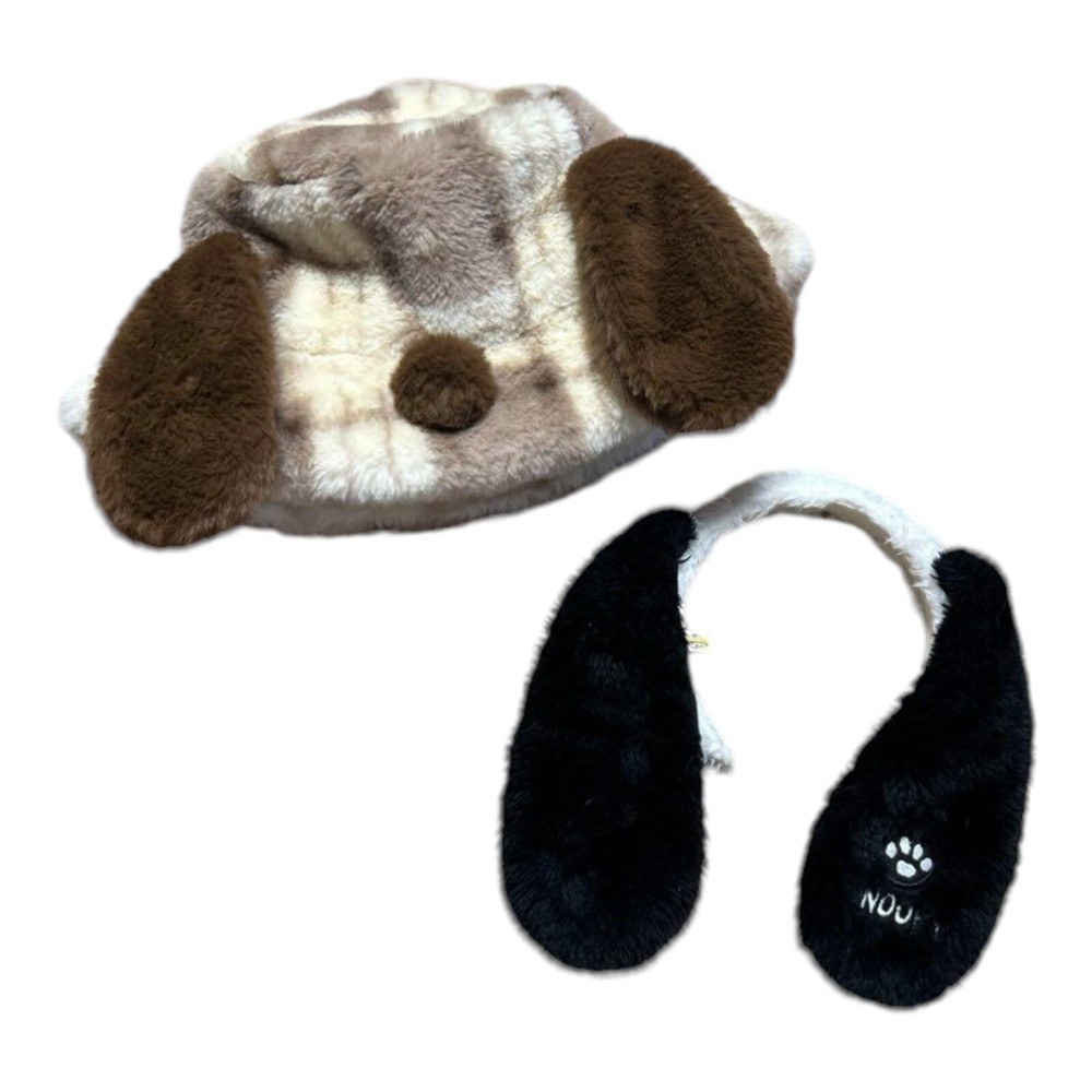 2sets USJ Limited Snoopy Bucket Hat Tartan Check & Snoopy Headband Japan Peanut