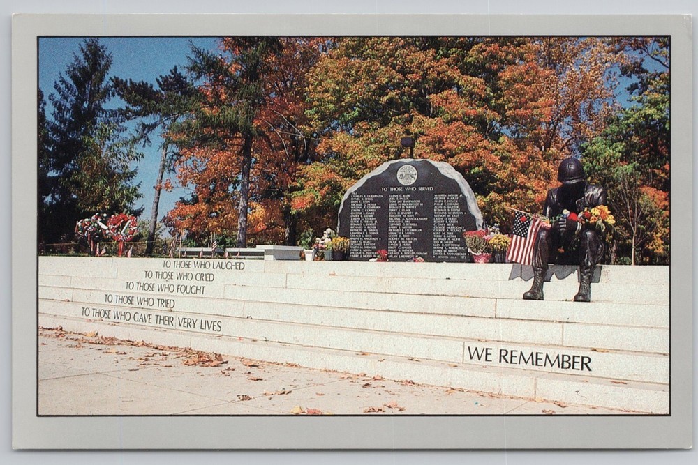 Berks County Vietnam Memorial Reading Pennsylvania PA Postcard We Remember