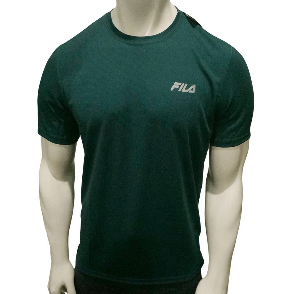 Msrp $32.99 Nwt Fila Men's Green Crew Neck Short Sleeve Training T-Shirt L 2Xl
