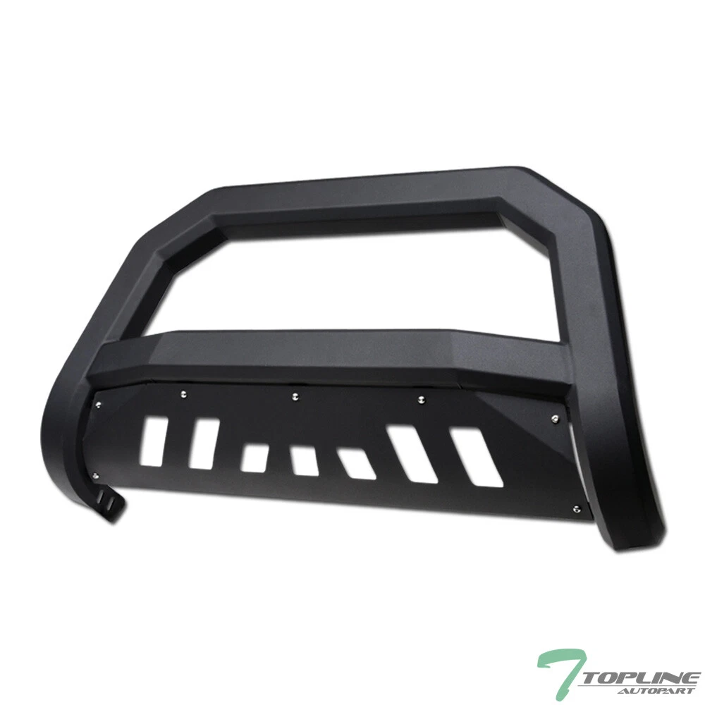 Topline for 2004-2020 Ford F150 AVT Bull Bar Bumper Grille Guard - Matte Black