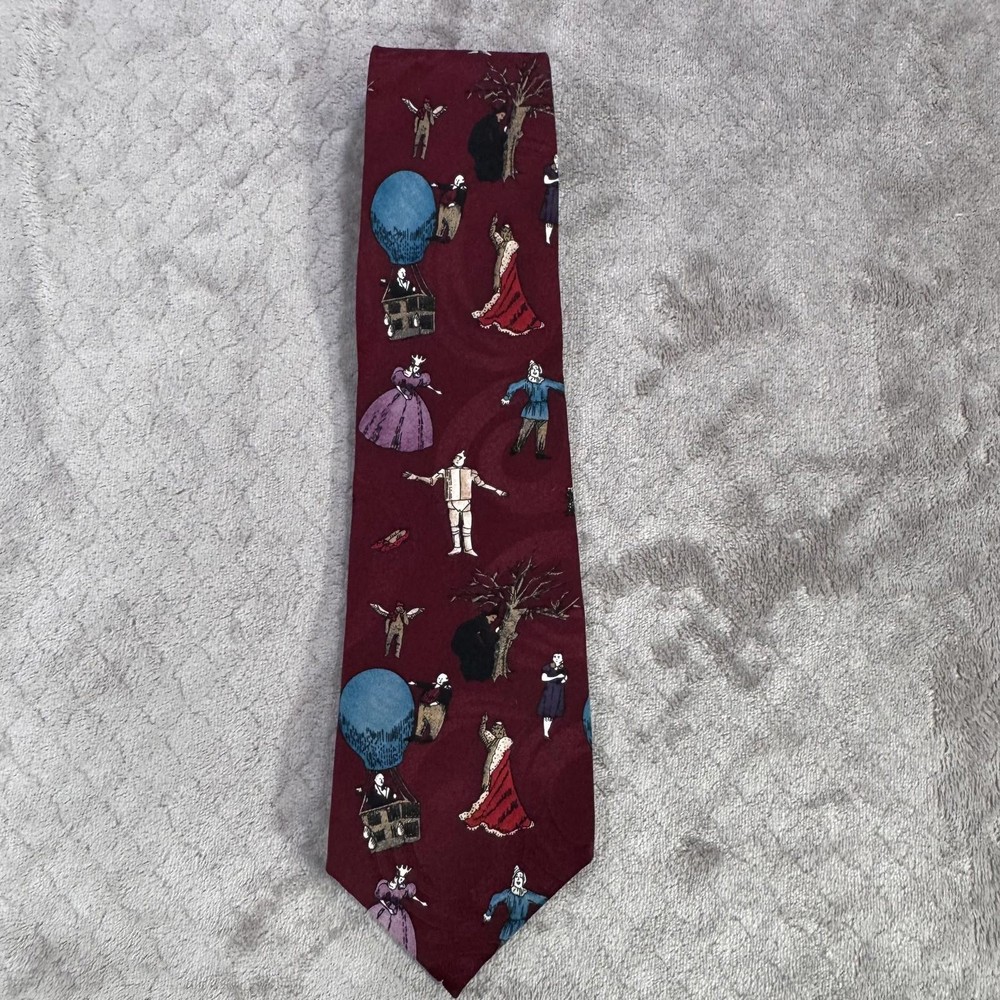 Vintage Wizard of Oz Tie Mens Silk Turner Entertainment 1992 Movie Classic 90s