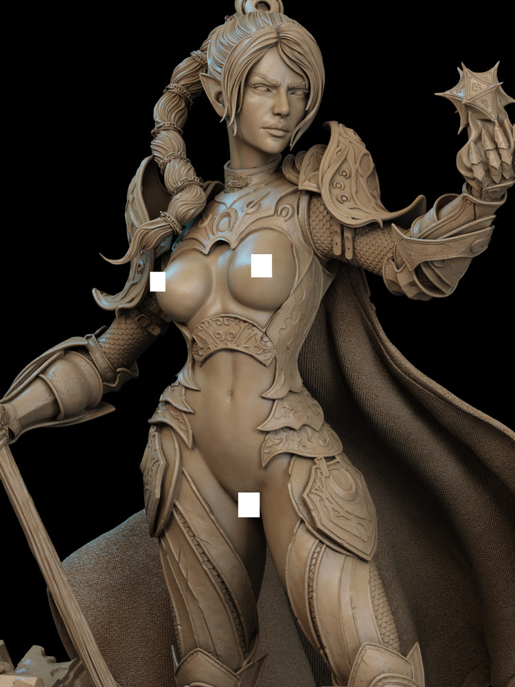 Shadowheart - NSFW / Nude - Resin Model - Various Sizes