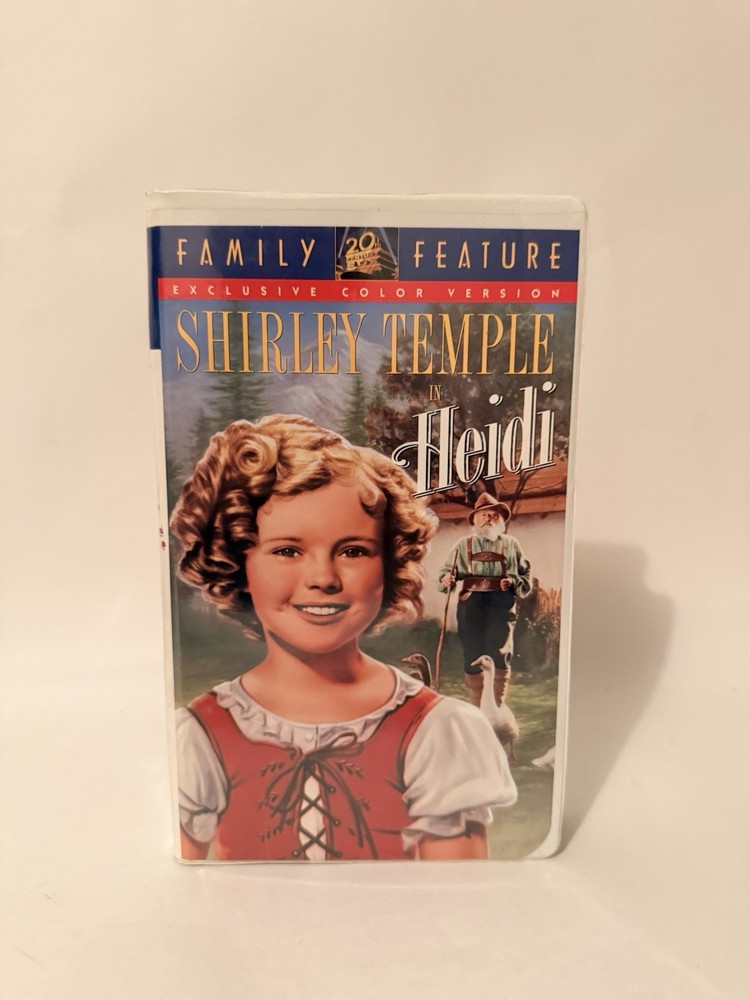 Heidi VHS Colorized G NTSC 20th Century Fox 1937 Shirley Temple Family