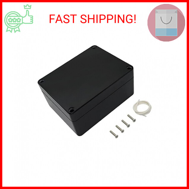 LeMotech IP65 Waterproof Dustproof Electrical Project Box ABS Plastic Junction Case-image