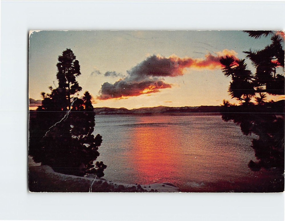 Postcard Sunset Over Lake Tahoe