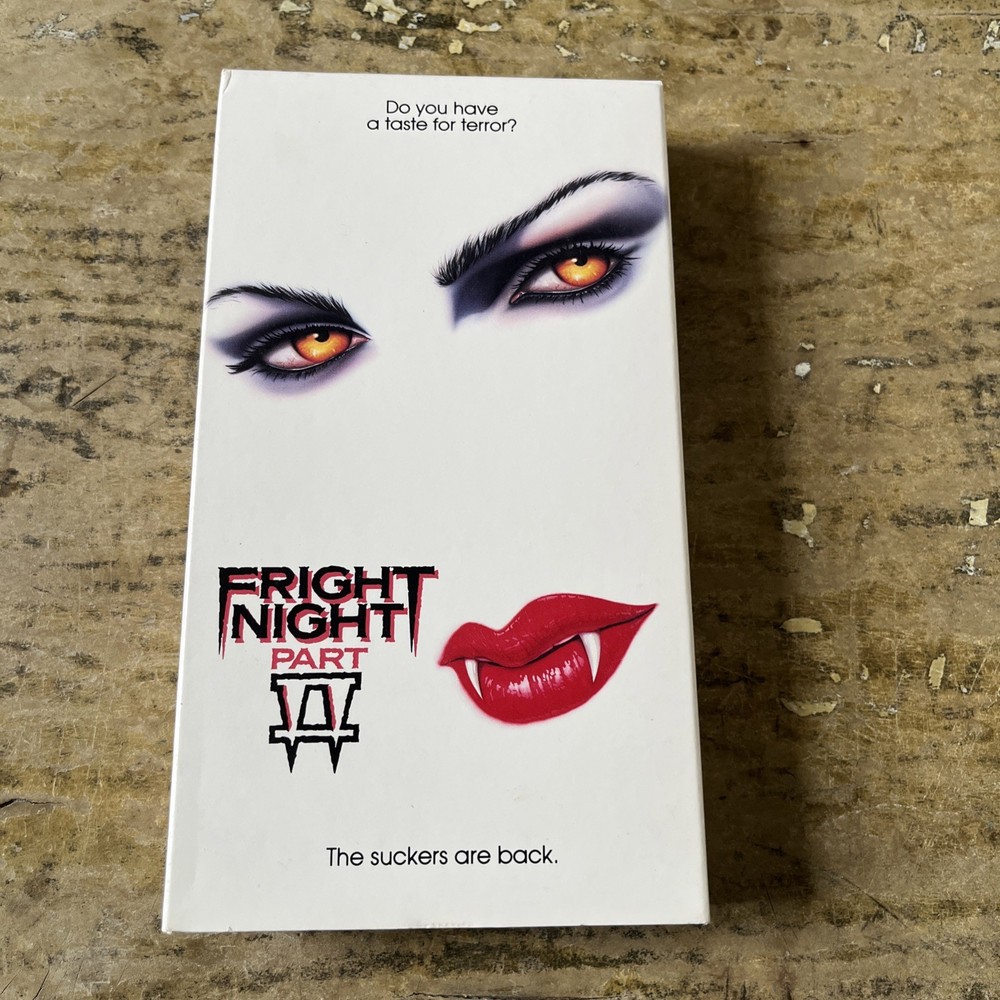Fright Night Part II 2 VHS 1988 IVE MCA Horror Vampire 80s Classic Cult Movie