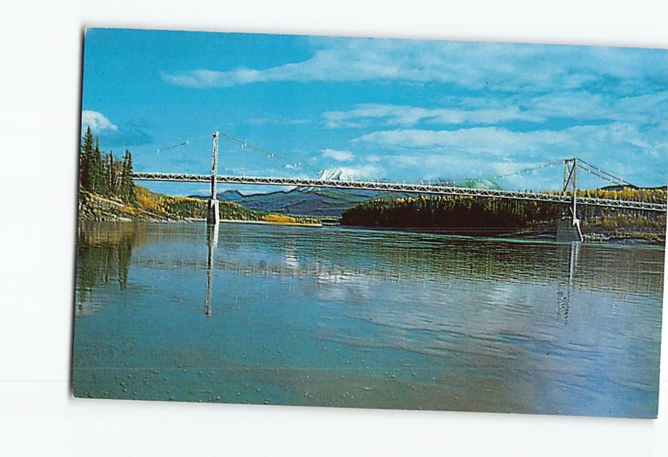 Postcard Liard River Suspension Bridge Canada
