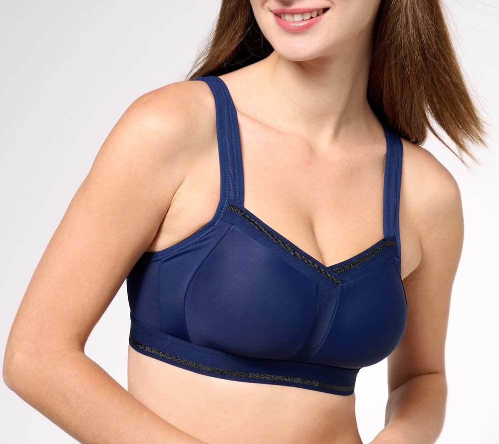Breezies Intimates Collection Women's Bra Sz 36C Full Coverage Molded Blue