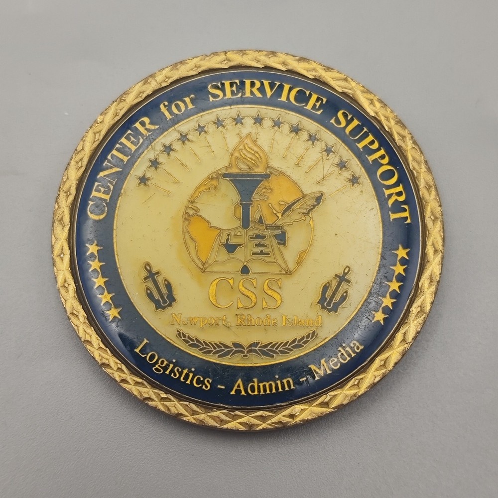USN Center for Service Support Logistics Admin Media Challenge Coin  