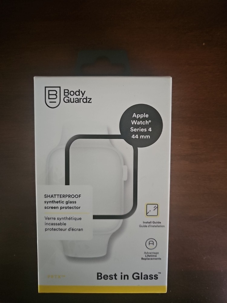 BodyGuardz PRTX Screen Protector Apple Watch Series 4 44mm – Shatter Proof