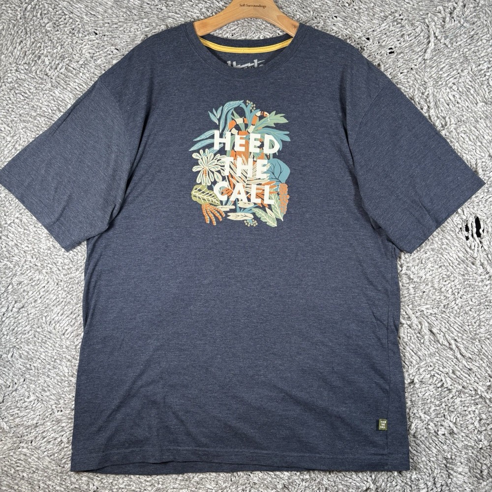 Howler Brothers Graphic T-Shirt Men's Size XXL Blue Short Sleeve 