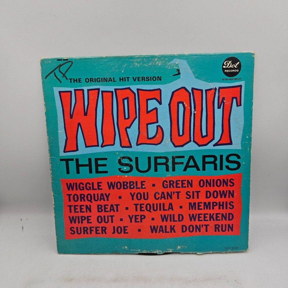 The Surfaris - Wipe Out LP - Dot Records DLP 3535 - Vinyl - 1963 Mono
