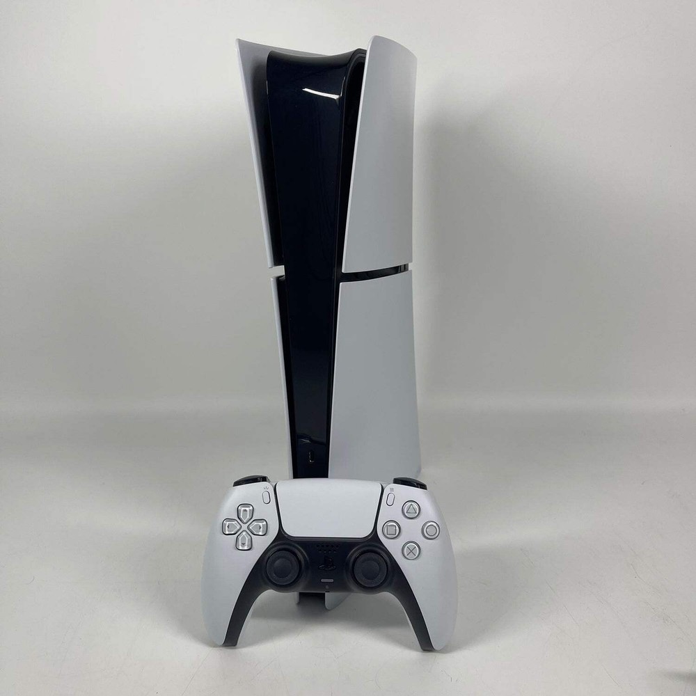 Sony PlayStation 5 Slim Digital PS5 1TB White Console Gaming System CFI-2115