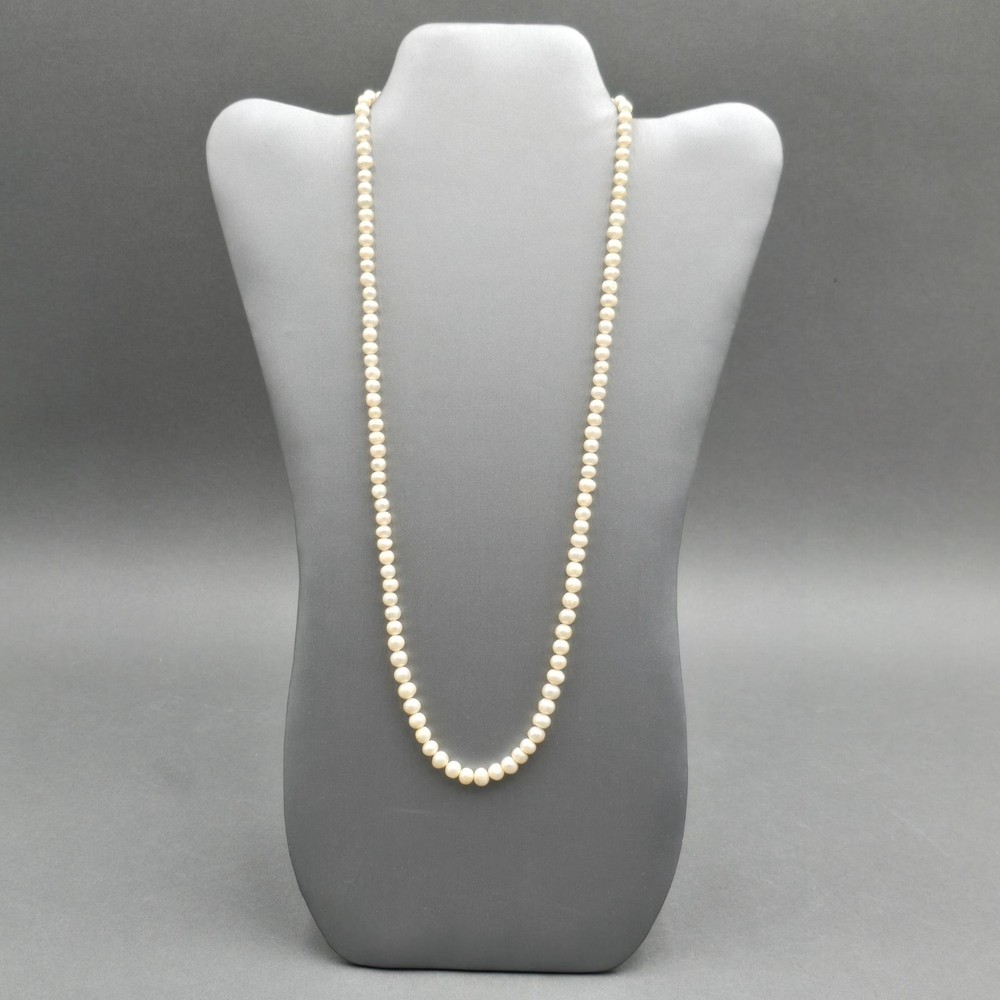 Vintage Freshwater Cultured Potato Pearl Necklace 24
