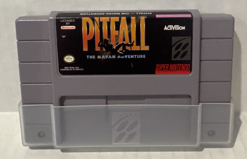 Pitfall: The Mayan Adventure (Super Nintendo, SNES) Authentic Tested Cart Only
