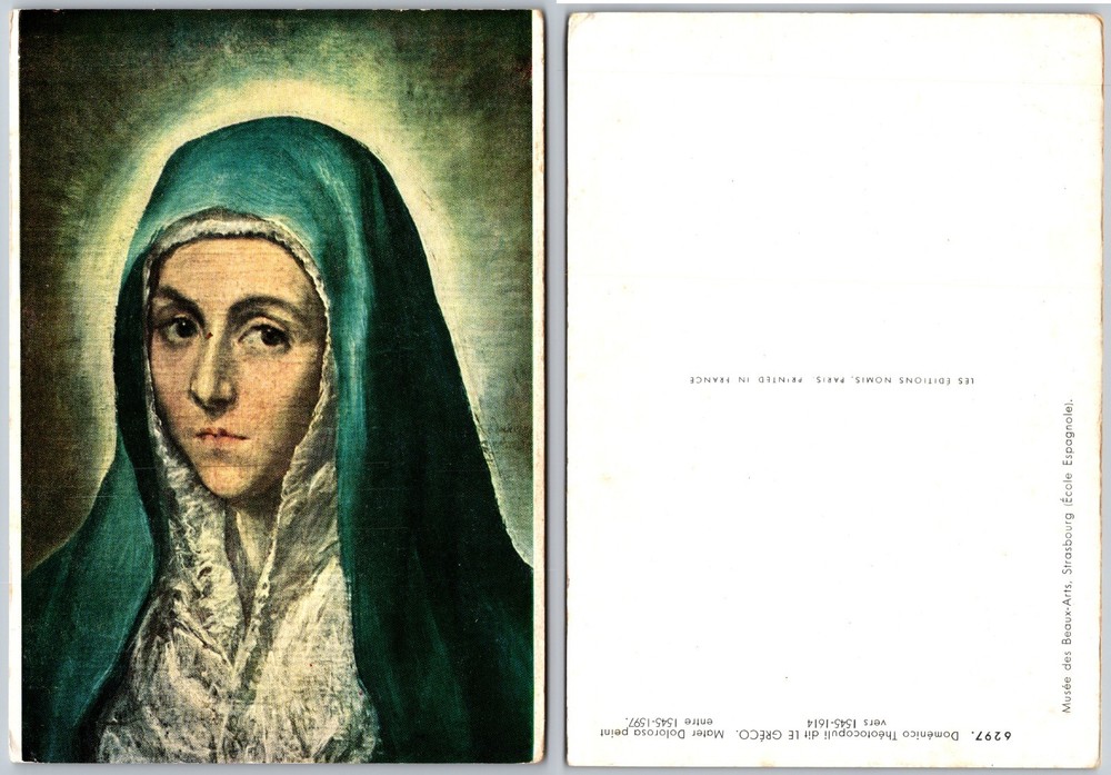 Continental Toledo Spain El Greco Postcard