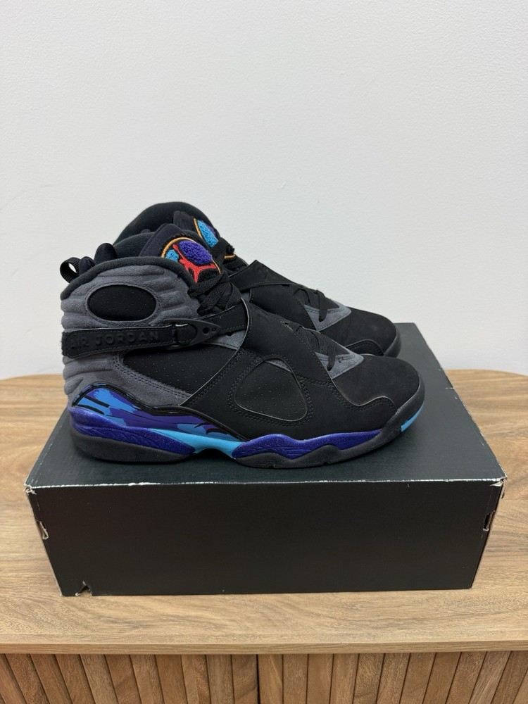 Size 9 Nike Air Jordan Retro 8 “Aqua” Brand New With Box And Retro card