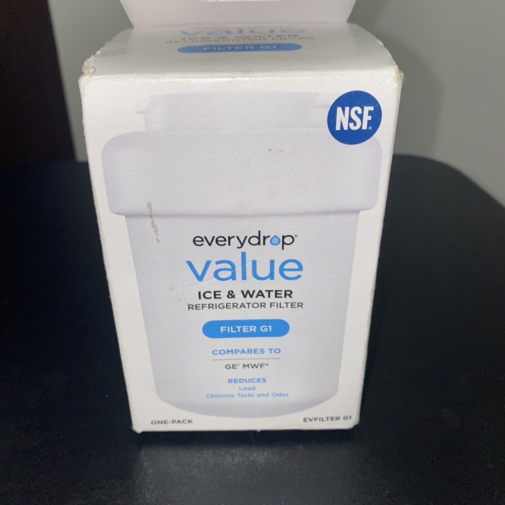 EveryDrop GE MWF EVFILTER G1 Refrigerator Ice and Water Filter