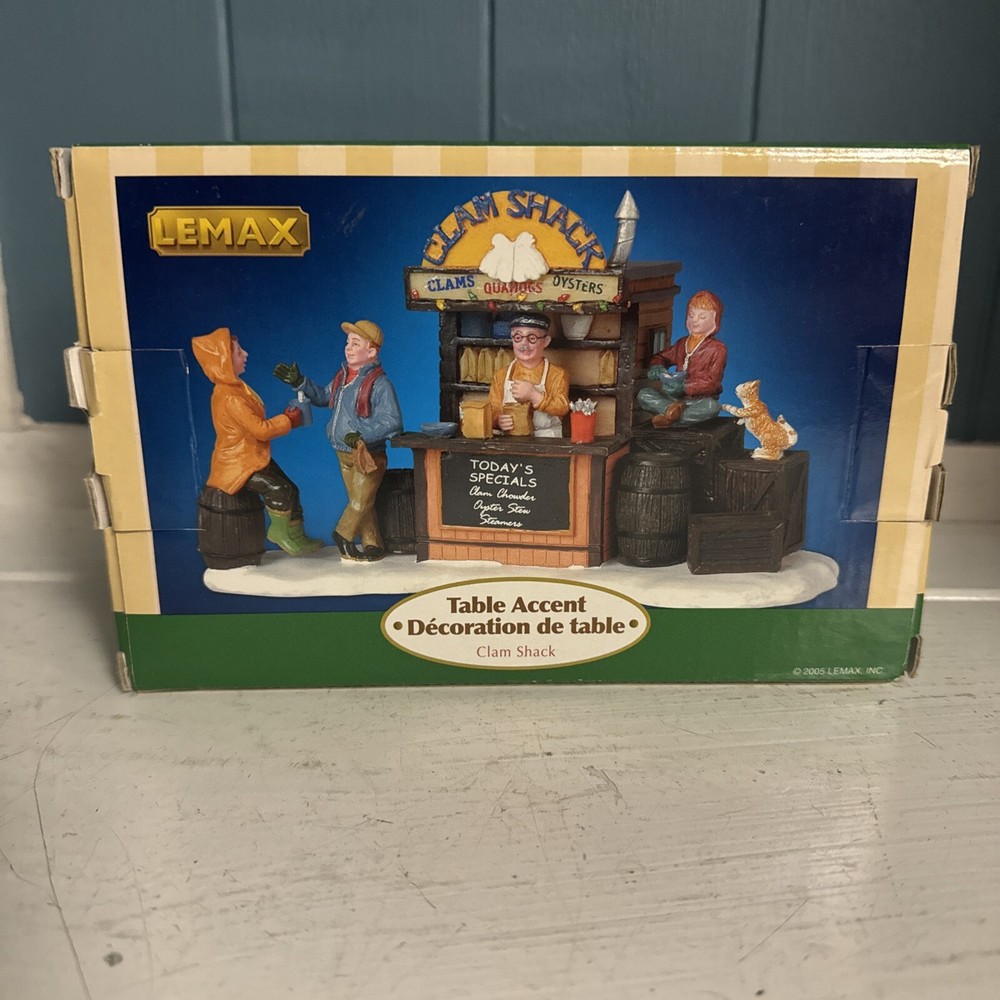 Lemax Christmas Village 6-Inch Clam Shack Tabletop Decor 53331-image