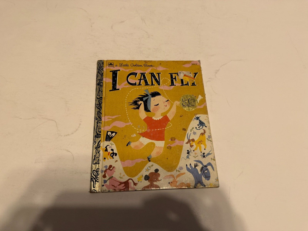 Vintage Little Golden Book ~ I CAN FLY by Ruth Krauss ~ 