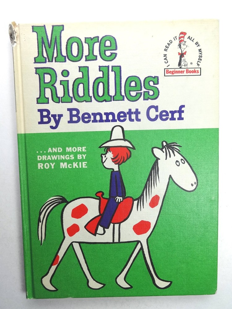 MORE RIDDLES (Beginner Books) - hardcover Bennett Cerf|Roy McKie