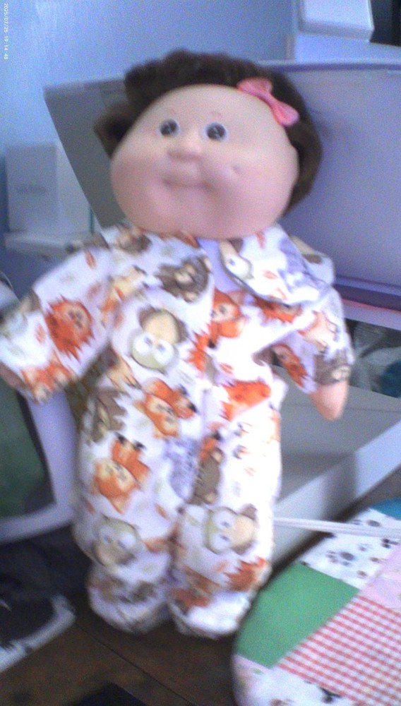 Cabbage Patch Preemie Footy Pajamas Fits 14