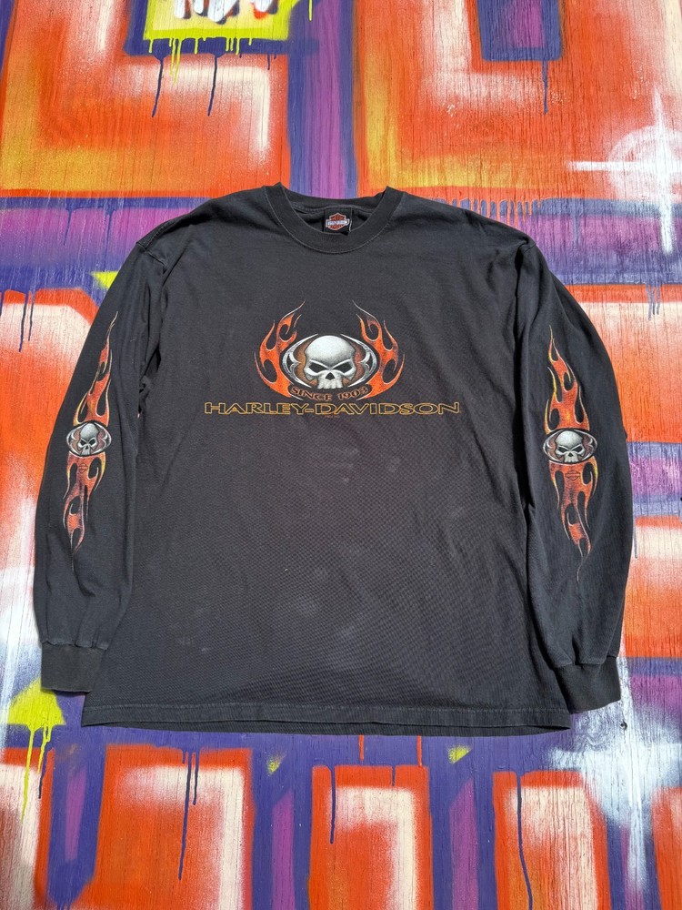 Vintage Harley Davidson Long Sleeve Mens Size XL