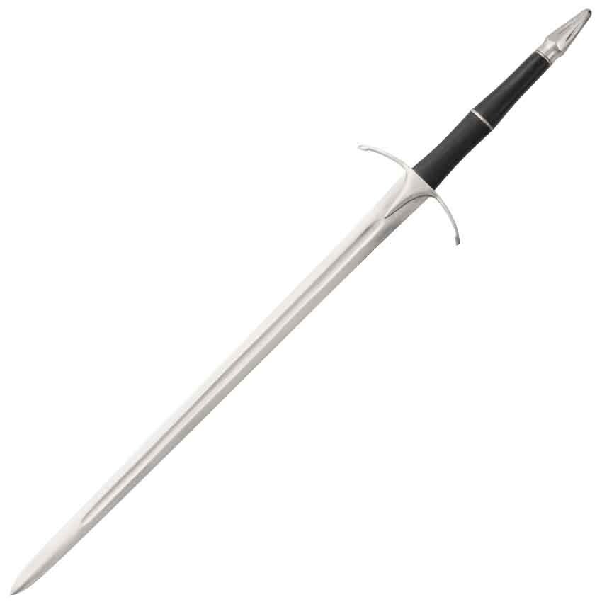 Two Handed Ranger Sword Battle Ready with Wooden Scabbard