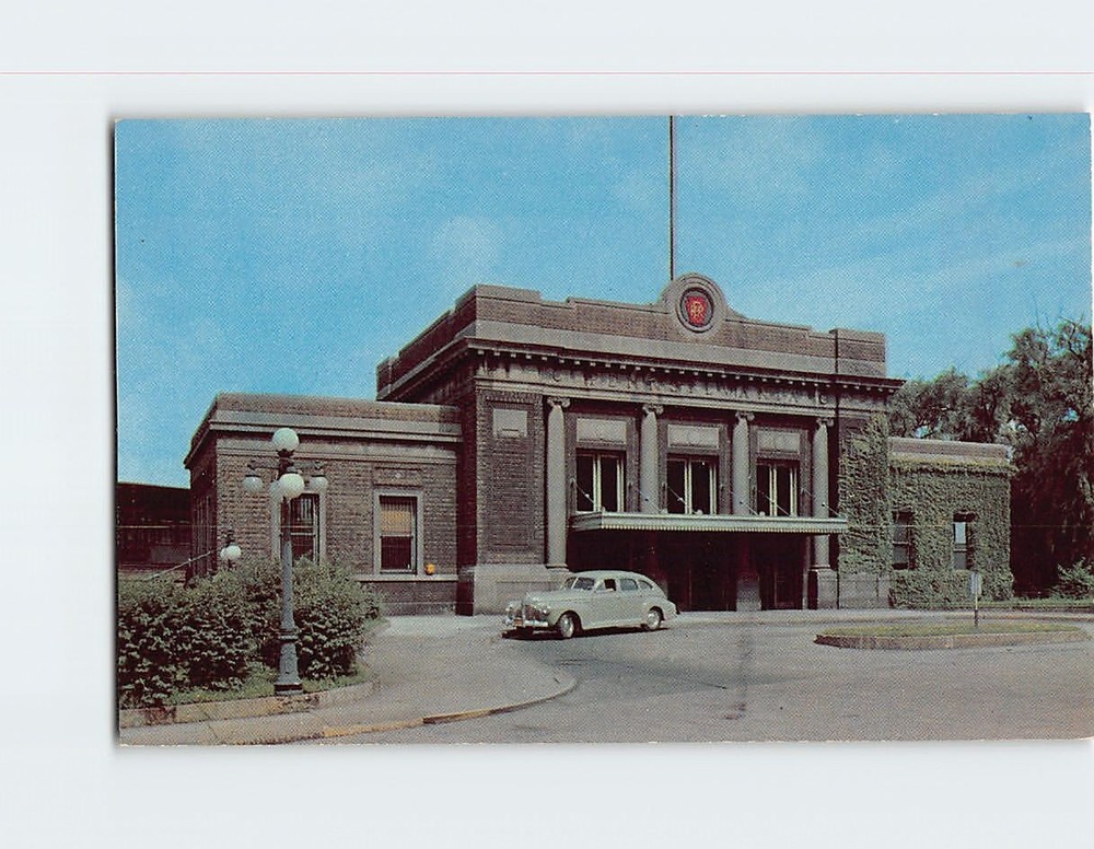 Postcard Pennsylvania Railroad Station Wilkinsburg Pennsylvania USA