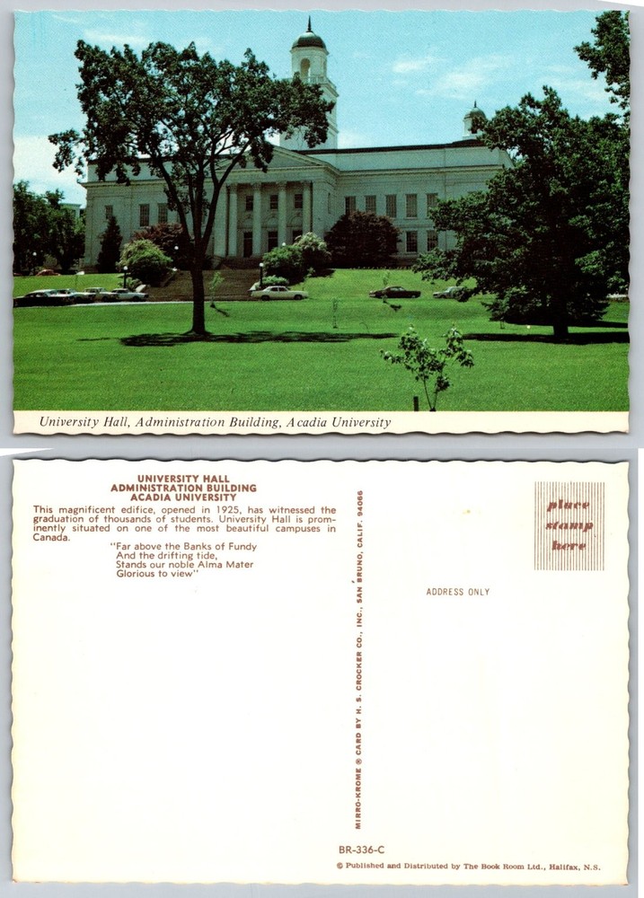 Acadia University Hall Admin Bldg Wolfville Nova Scotia Canada Mirro-Krome-image