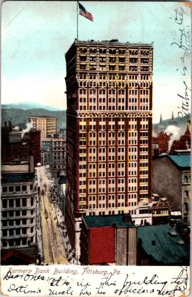 Pre-1907 BUILDING Pittsburgh Pennsylvania PA m/14 BJ9937