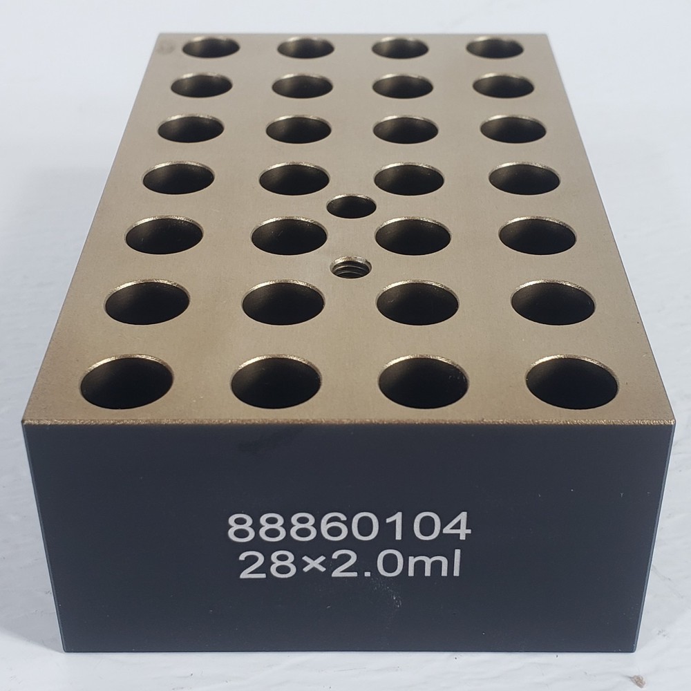 Fischer Scientific 88860104 28x2.0mL Block For Drybaths L 4 7/8