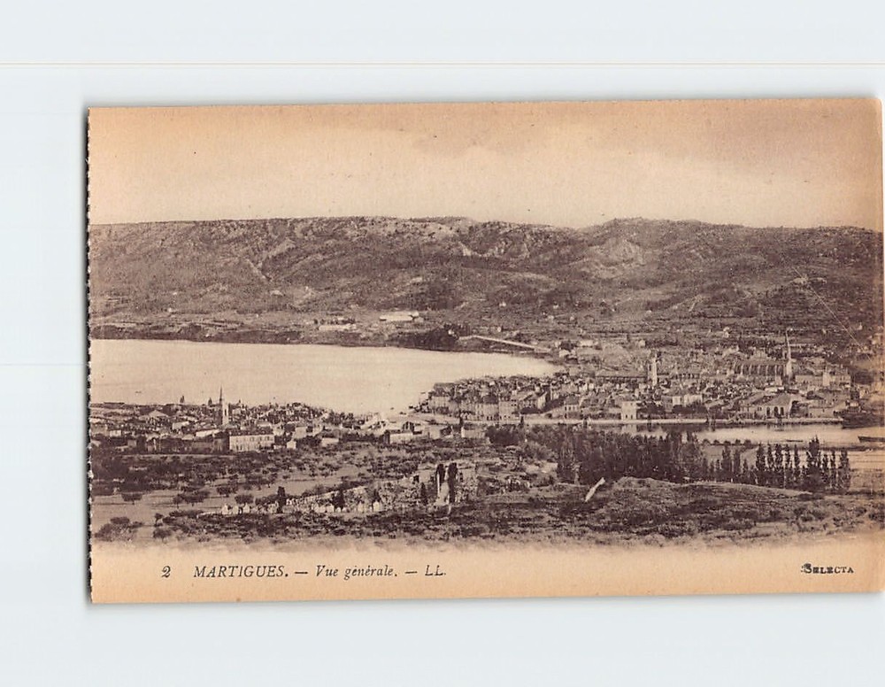 Postcard General View of Martigues France