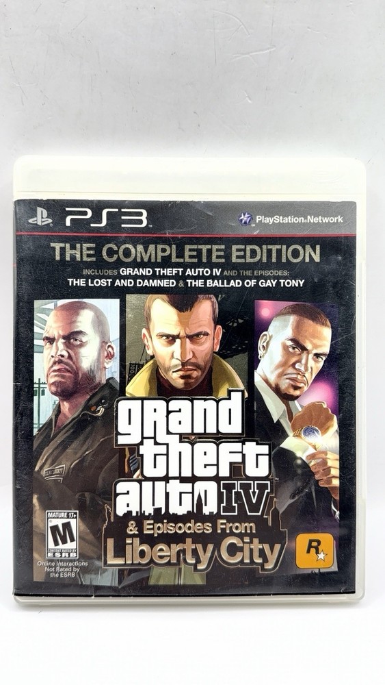 Rockstar Grand Theft Auto IV & Episodes (PS3) 2009 M Action Open World NTSC